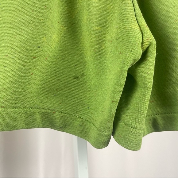 Nike Kids Small Elastic Waistband Sweatshorts Workout Gym Casual Retro Ball - Picture 6 of 10